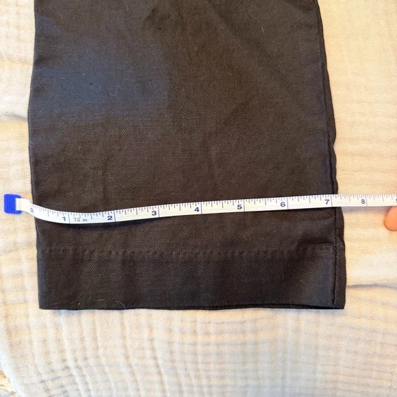 Evereve Black Cropped Ankle Pants Size 29 Stretch Tapered Workwear Chic - Picture 9 of 11